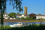 Taw Vale with Holy Trinity Church in backround